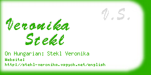 veronika stekl business card